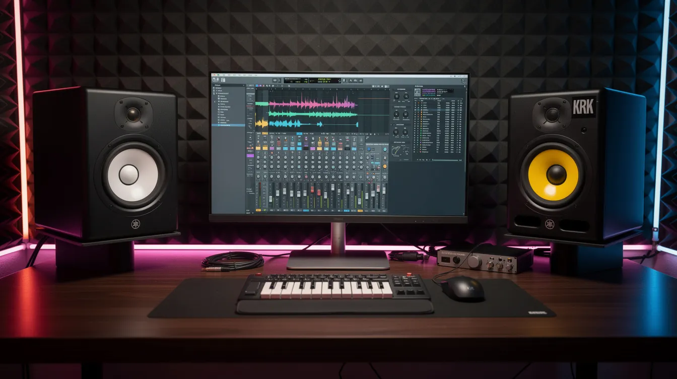 So Sánh Loa Kiểm Âm (Studio Monitor): Yamaha HS Series vs KRK Rokit