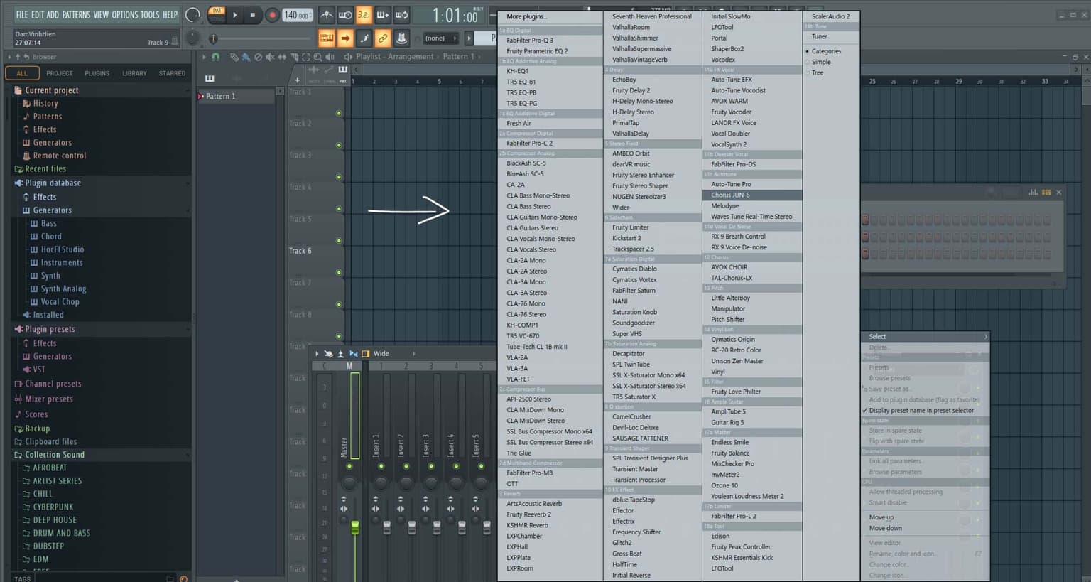 Cách Sắp Xếp Plugin Khoa Học Trong FL Studio