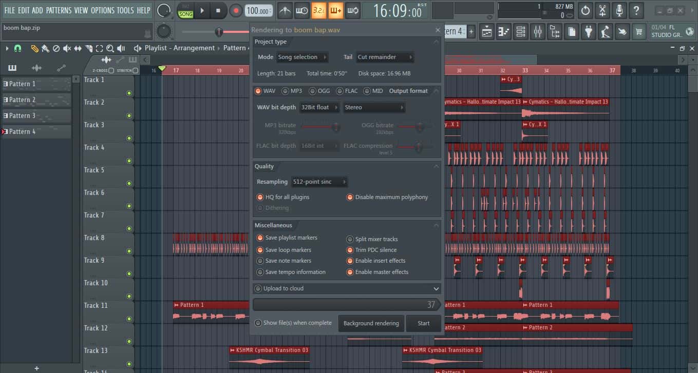 Cách Xuất File Chất Lượng Cao Trong FL Studio